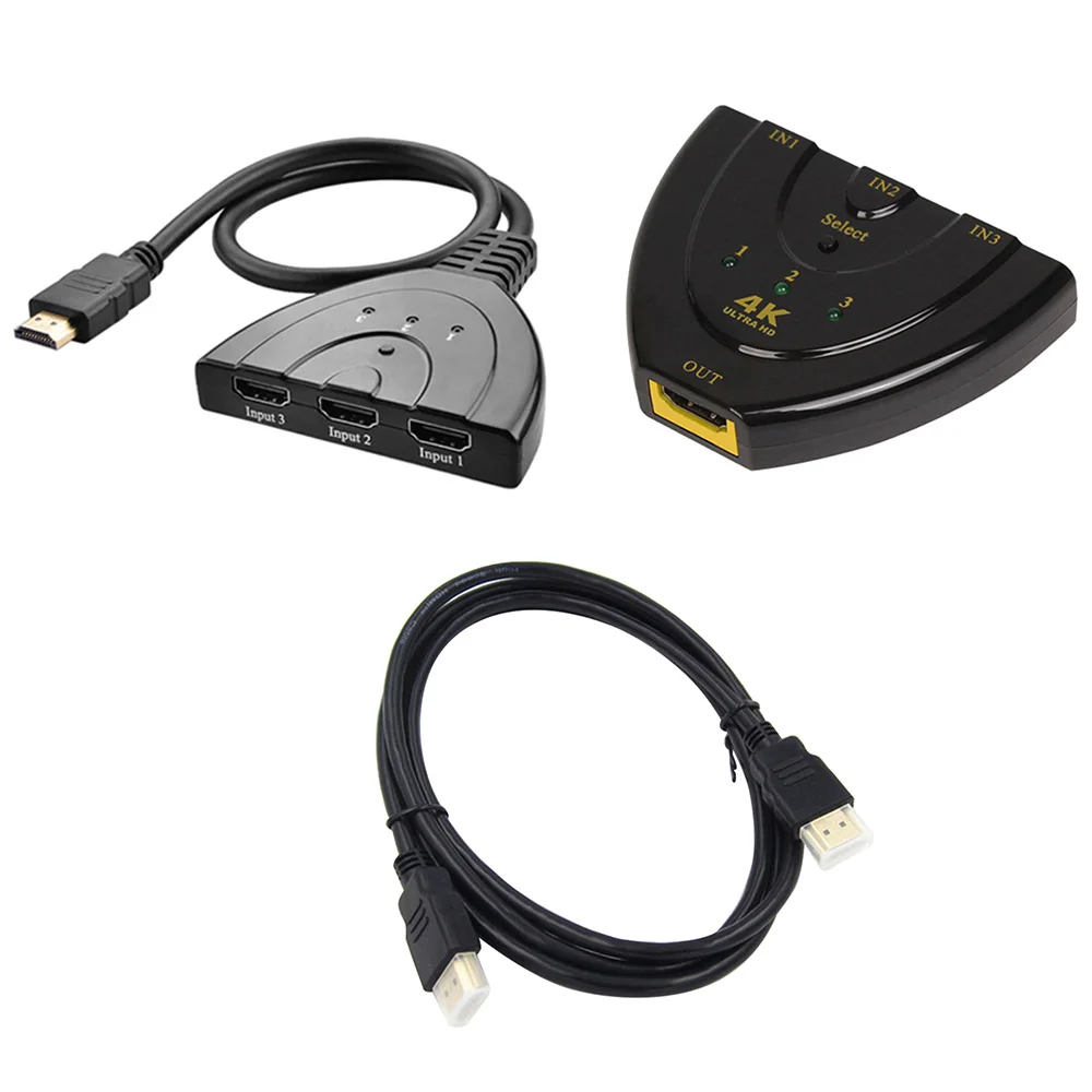 3 в 1 из Порты и разъёмы концентратор совместимому с HDMI переключатель сплиттер