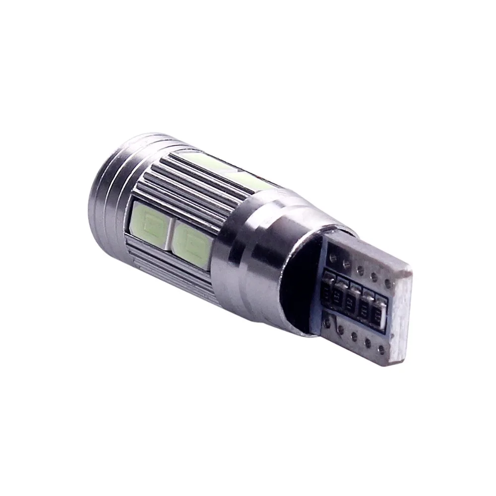 10 шт. Белый Синий T10 194 10SMD 5630 5730 СВЕТОДИОДНЫЙ Автомобильный светильник Canbus W5W лампы