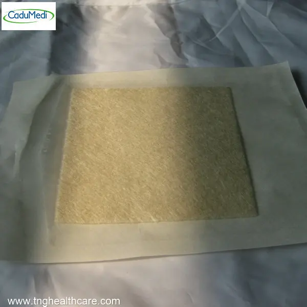 100pc 10cm*10cm Alginate dressing wound packing absorbent surgica medical calcium bedsore burn sodium dental alginate dresssings | Спорт и