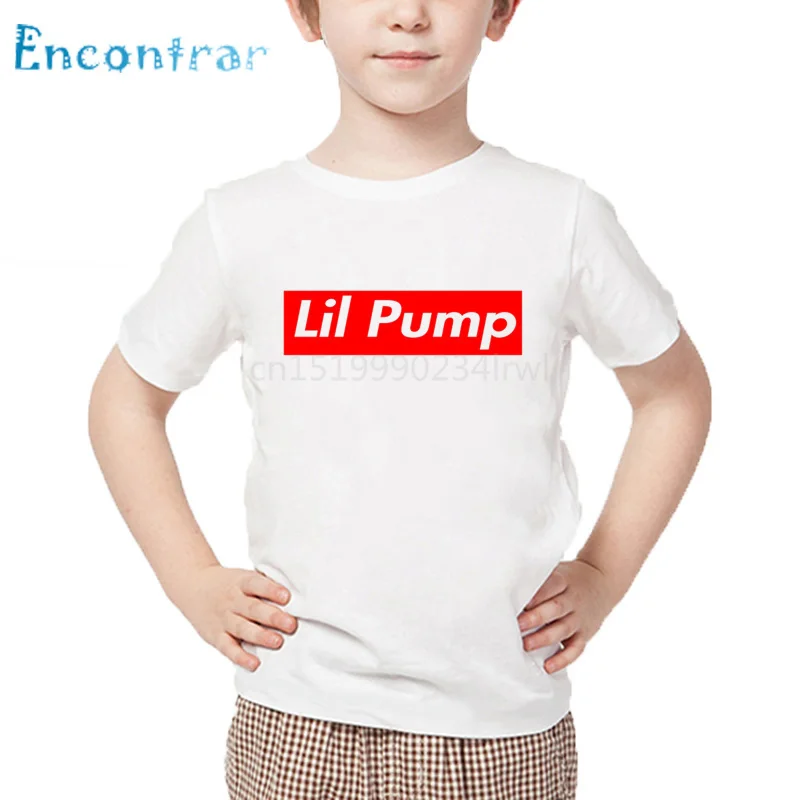 Детская забавная Футболка с принтом Singer Lil Pump футболка в стиле хип-хоп летние