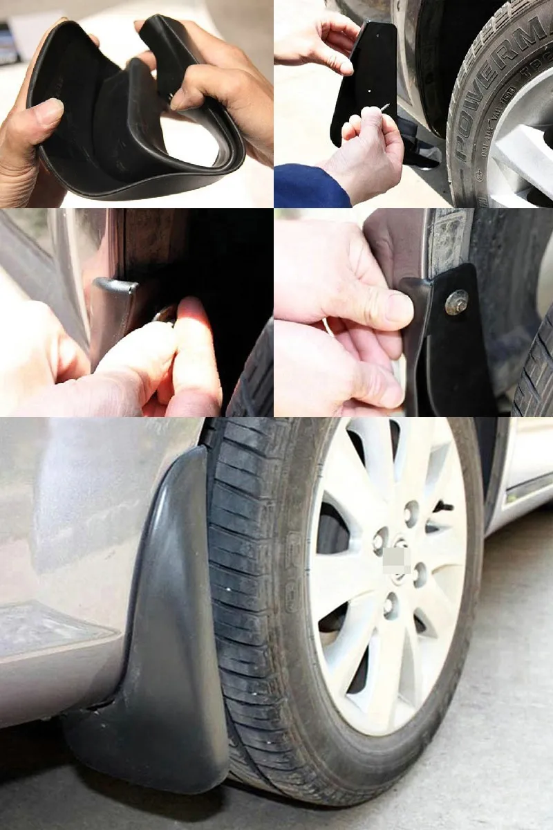 Автомобильный Брызговик Брызговики для Ford Focus 1 8 Хэтчбек 2009 2010 2011 мягкий Пластик 4