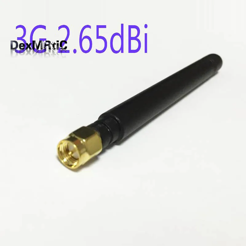 1 шт. 3G антенна SMA мужской 2.65dBi 850/900/1800/1900/2100 МГц UMTS 95 мм длиной для Беспроводной