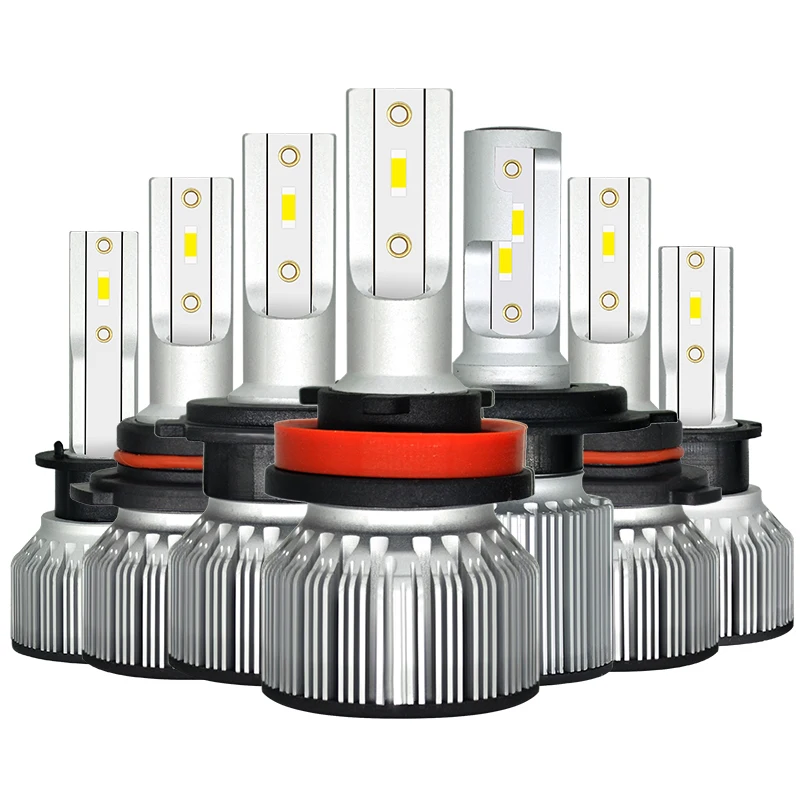 Мини F31Car фар Светодиодный H4 50 Вт светодиодный H7 H1 H3 H8/H9/H11 9005/HB3 9006/HB4 9012 машинка для