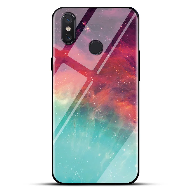 Tempered Glass Phone Cases For Xiaomi Redmi 5 Plus 6 Pro 5A 6A Soft Silicone Bumper Protective Coque Note 4 4X 7 N40 |