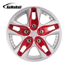 Универсальные колпачки для ступицы колеса AuMoHall, 4 шт.компл., 12 дюймов, ABS, для украшения колес