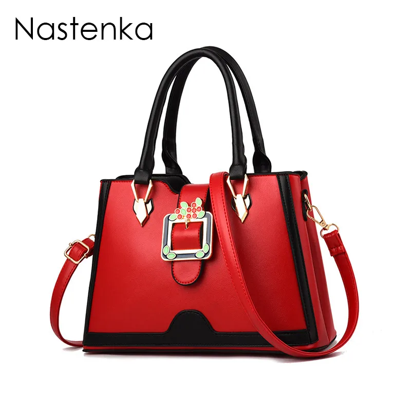 Nastenka Luxury Women Bag Handbags Leather Designer Bags Famous Brand 2018 Lady Elegant Shoulder Tote Crossbody | Багаж и сумки