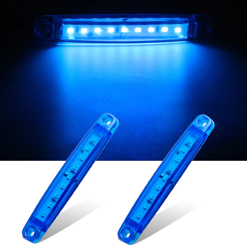 KEYECU 50x3 8 &quot6LED Боковой габаритный фонарь трейлер задние индикаторные огни для