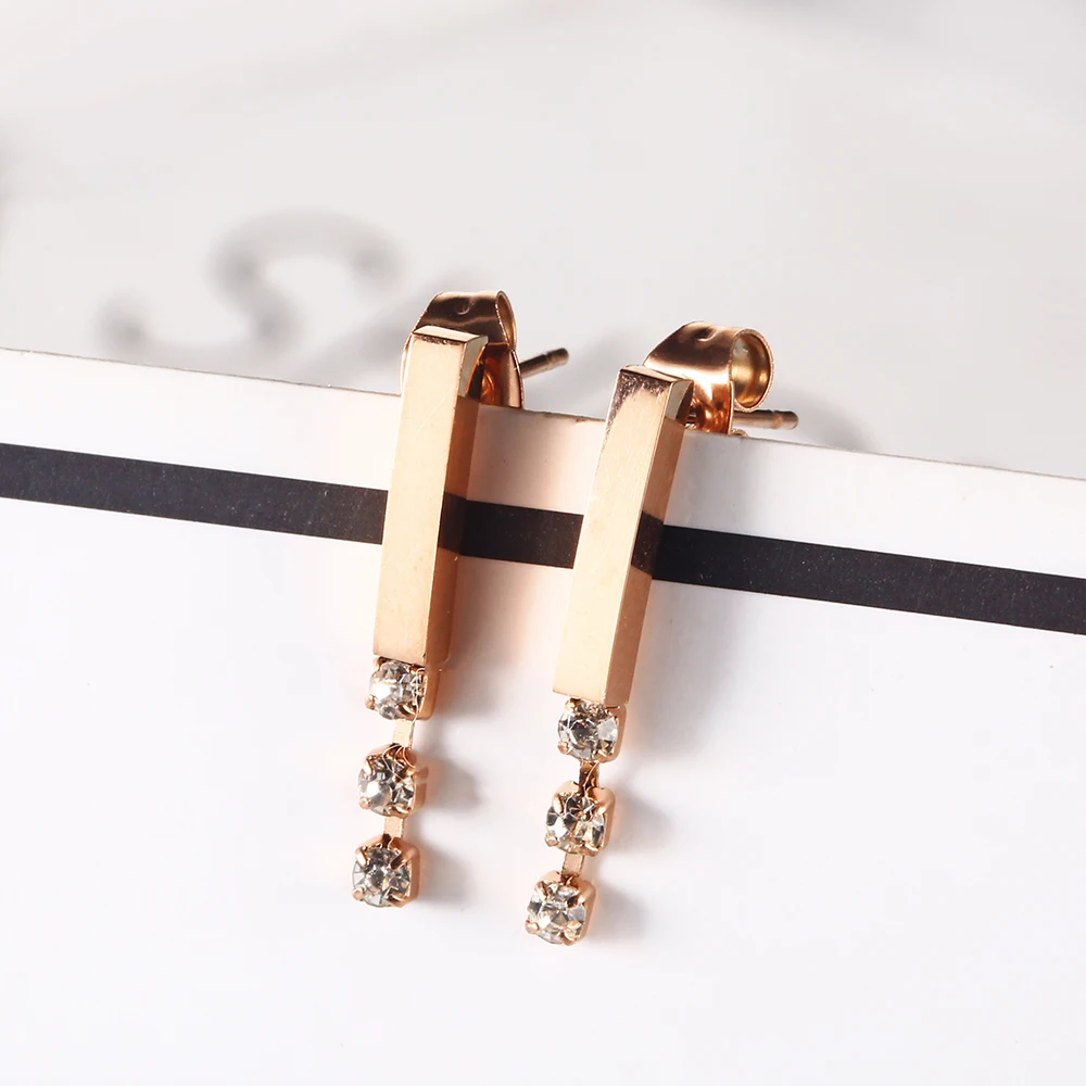 Ювелирные изделия OUFEI из нержавеющей стали женские серьги-гвоздики модные