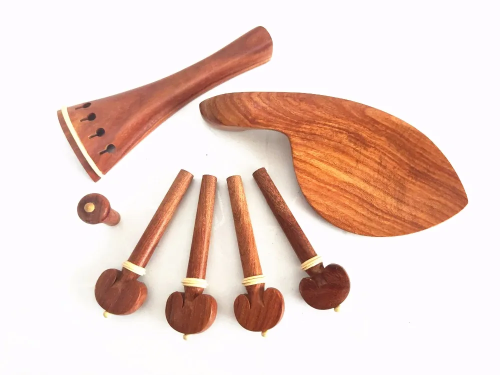 

1 set new rosewood Violin parts 4/4, tailpiece, chinrest, pegs, endpin