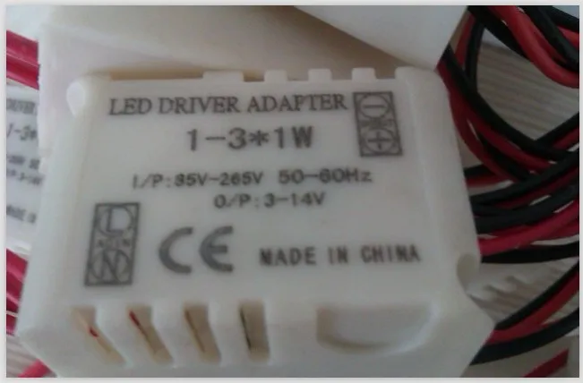 100pcs/lot LED outside driver,3X1W (1-3)*1w Led external driver 85-265V Wide voltage input ceiling lamp light, free shipping.