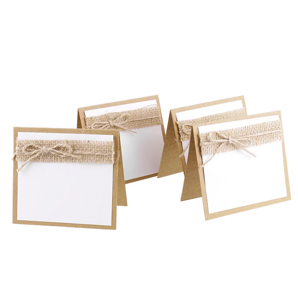 10 Table Place Name Setting Cards Wedding Day Party Birthday Dinner Event | Дом и сад