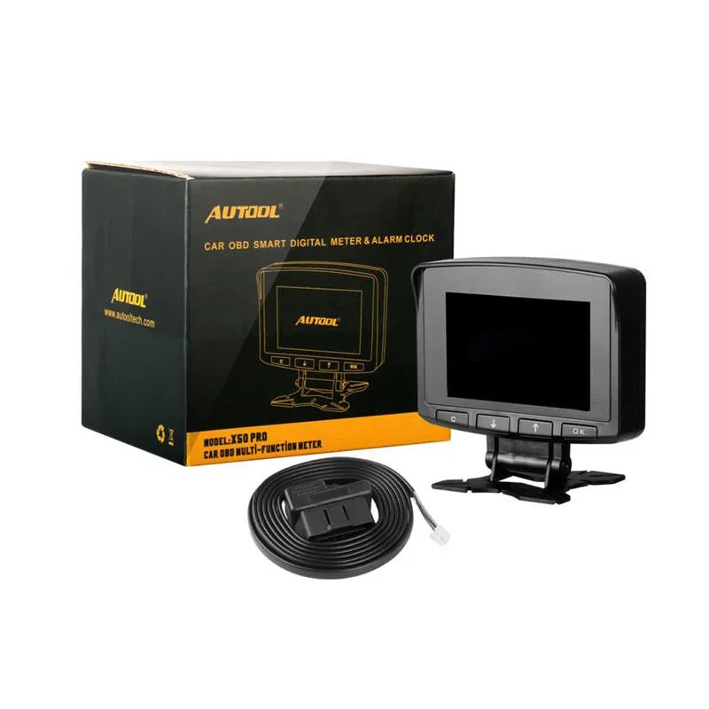 X50 PRO Obd2 HUD Дисплей автомобильный компьютер Скорость ometer OBD 2 II счетчик воды