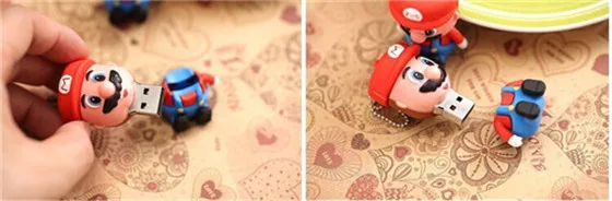 USB stick/! creativo Супер мультфильм рис Марио игры pen drive модель usd диска 8 ГБ 16 32 64 Flash Drive 2.0