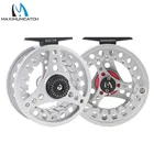 Рыболовная катушка Maximumcatch ECO 3-8WT, большая алюминиевая катушка для ловли нахлыстом, Рыболовная катушка с ручным фланцем