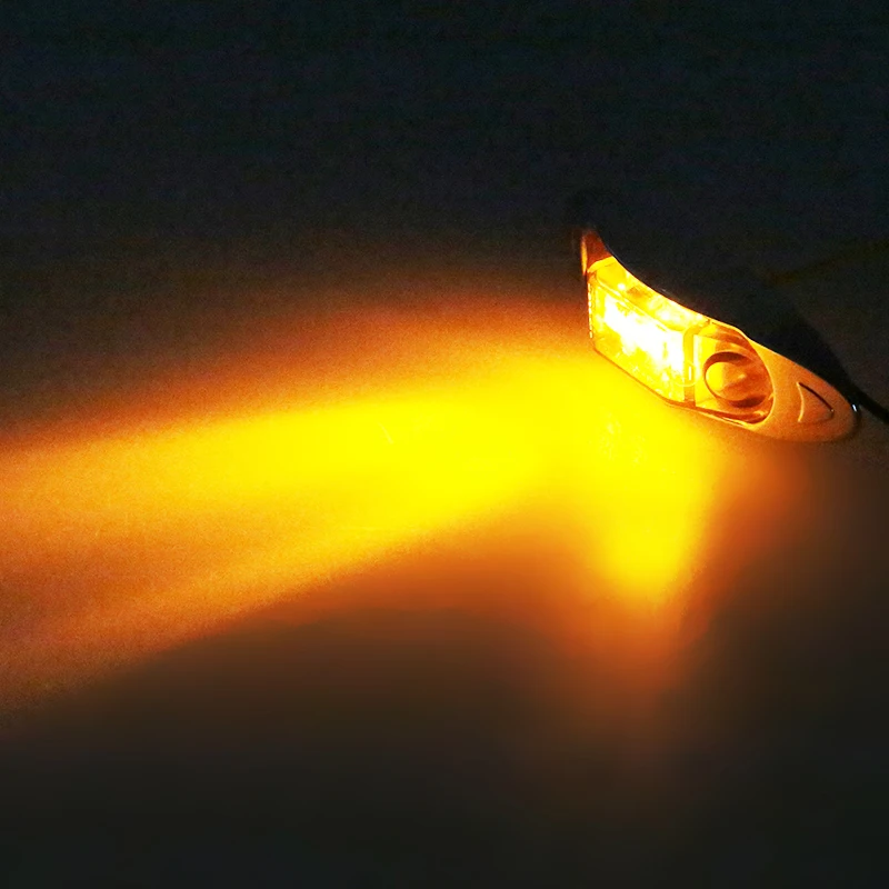 

Parts Side Marker Lights Kit Clearance Amber Lamps Waterproof Luminous