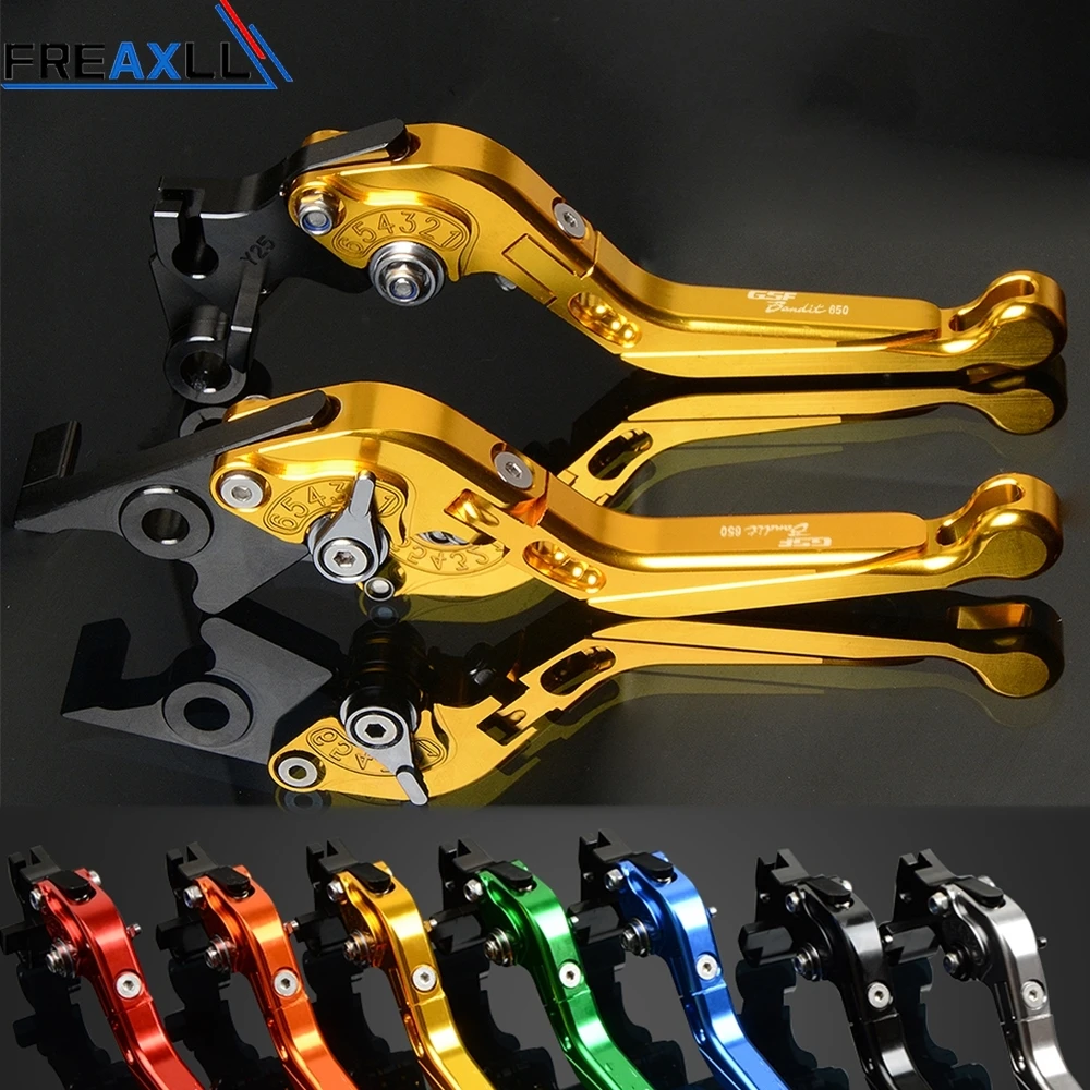 Для Suzuki GSF650 Bandit GSF 650 S N 2005 2015 CNC алюминиевая мотоциклетная Складная удлиняющаяся