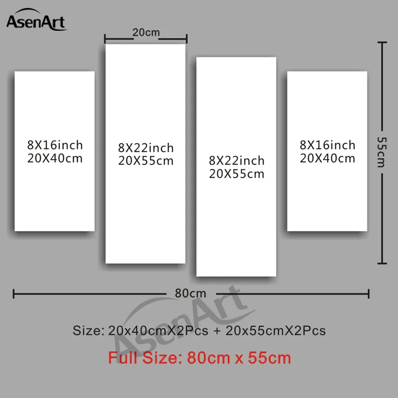 4 шт. цветная картина с животными живой тигр фоторамки для гостиной домашний