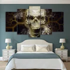 Artsailing 5 шт. холст искусство абстрактный череп картина домашний декор настенные картины для гостиной картина плакат печать вверх-782