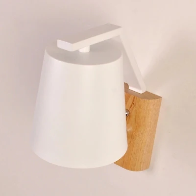 Современные настенные светильники бра для гостиной E27 Деревянные железные