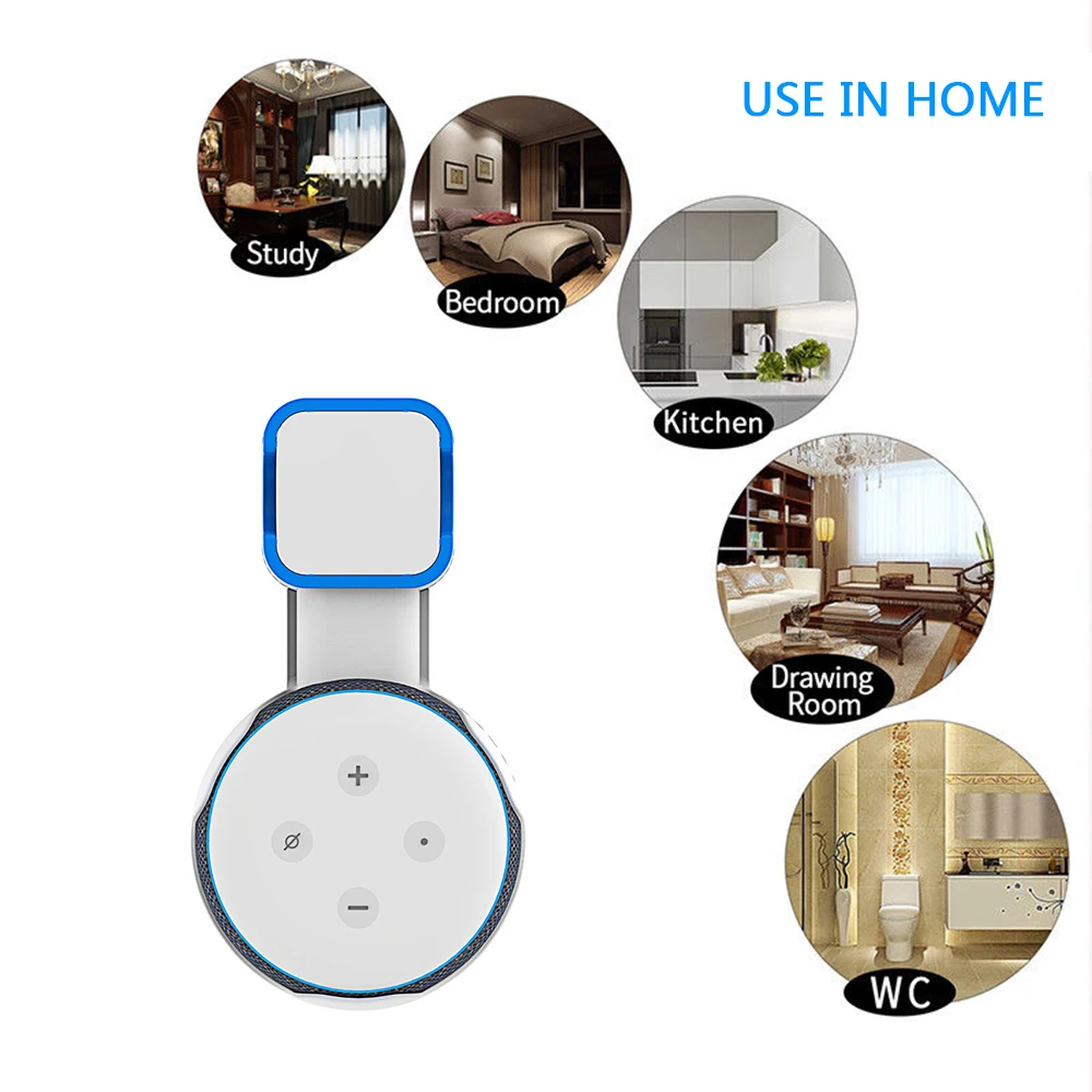 Настенный держатель для колонок Alexa Echo Dot 3 го поколения энергосберегающая