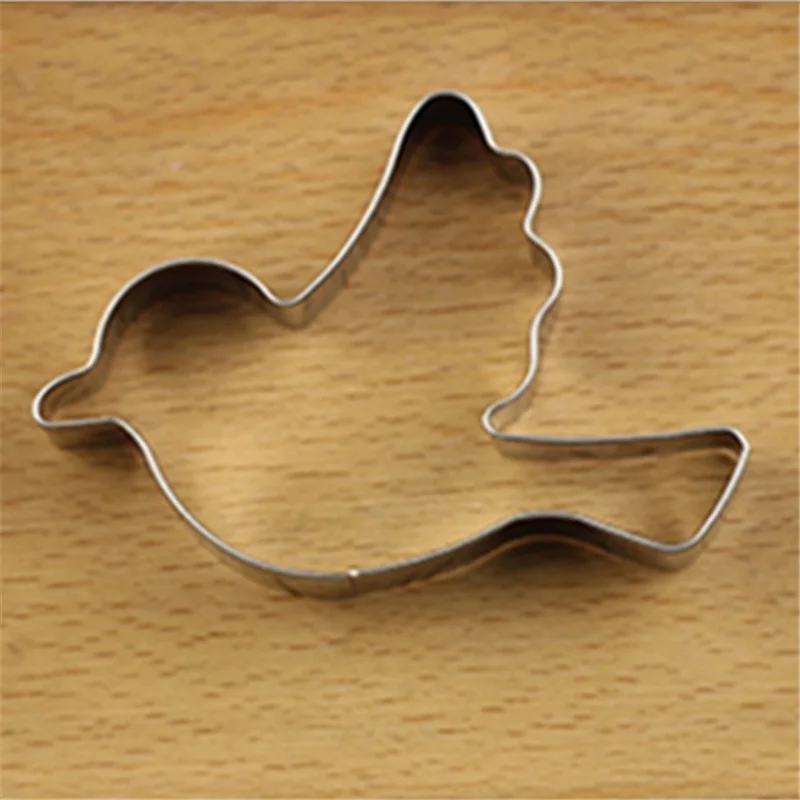 1 piece 3d cute kitchen supplies bird shape stainless steel cookie cutter mold biscuit accessories cake decorating tools | Дом и сад