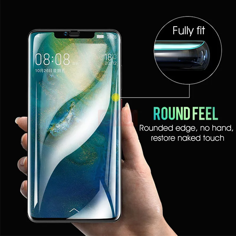 6D Soft Hydrogel Film Screen Protector For Huawei P30 P20 Pro Mate 20 Lite Full Cover Protective Honor 8X Max 10 9 | Мобильные