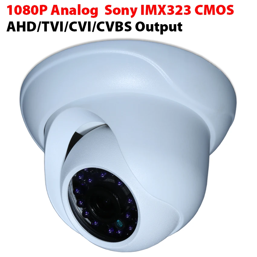 HD аналоговый безопасности дома видео Камера 2.0MP/1080 P sony IMX323 CMOS 24LED Алюминиевый