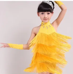 2017 ребенок Латинский производительность носить слинг блесток дети Латинской