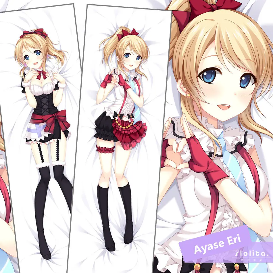 JP дакимакура с аниме Lovelive обувь в стиле Живая Любовь Аясэ Эри Соблазнительные