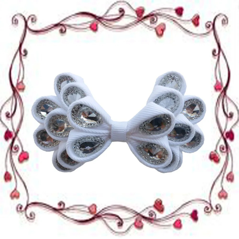 8 шт. Ручная настройка аксессуары для волос высокие корсажные ленты зубы крокодил