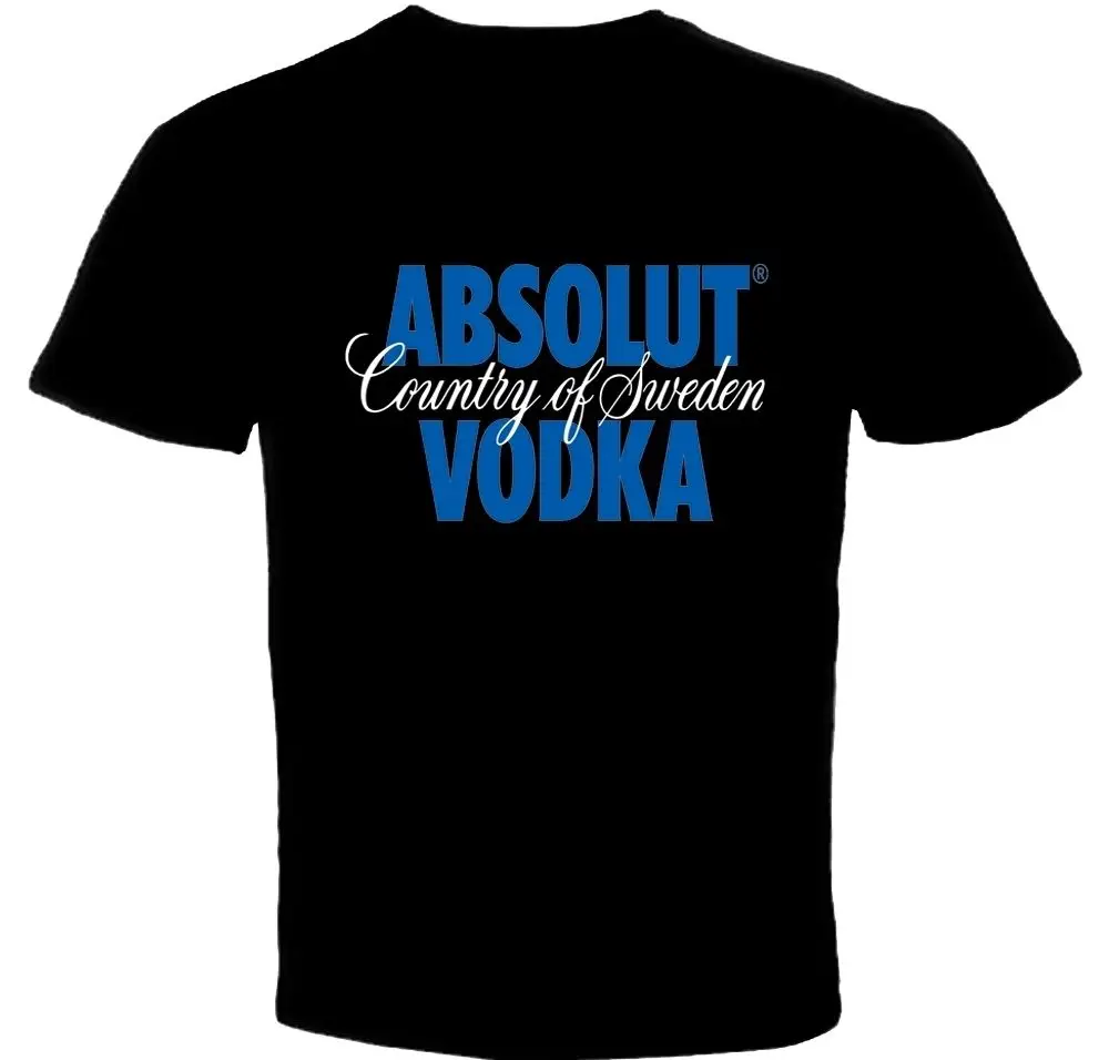 Новинка 2017 года Мода Лидер продаж Для мужчин короткий рукав Футболка Vodka страна