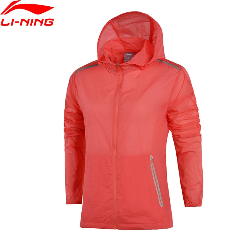 Li Ning женские пальто для бега с защитой от умного водонепроницаемости LITE на 3D