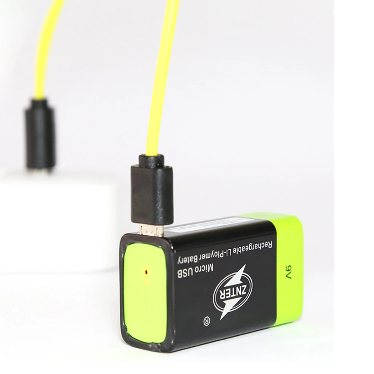 ZNTER 9V перезаряжаемая батарея 400mAh USB RC батарея для микрофона 9V Lipo батарея 3.6Wh микро USB зарядное устройство