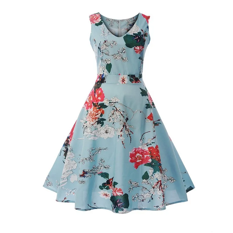 Женские платья в стиле ретро летнее сексуальное винтажное платье 50s Pinup Rockabilly