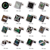 top quality 97 popular style for men cufflinks shell cuff links 3 pair a lot can be mixed