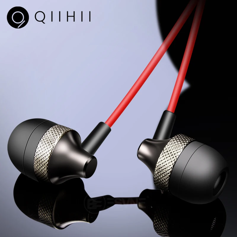 

BAPICK Hifi Earphones In Ear Headphones For iphone Samsung Smartphone Sport Noise Canceling Headphone Earphones With Microphone