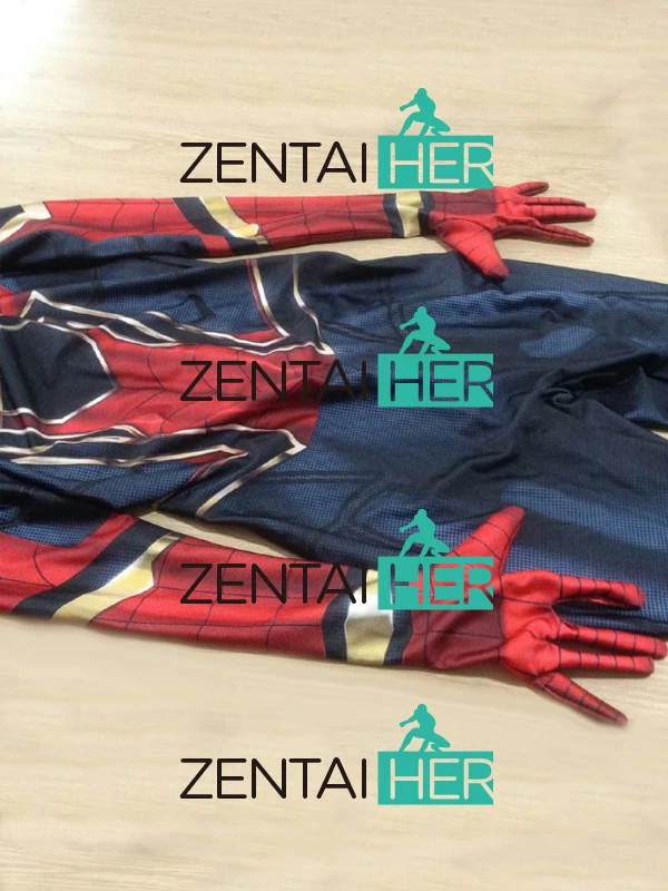 Костюм для косплея с 3D-принтом Железный Паук из фильма Возвращение домой