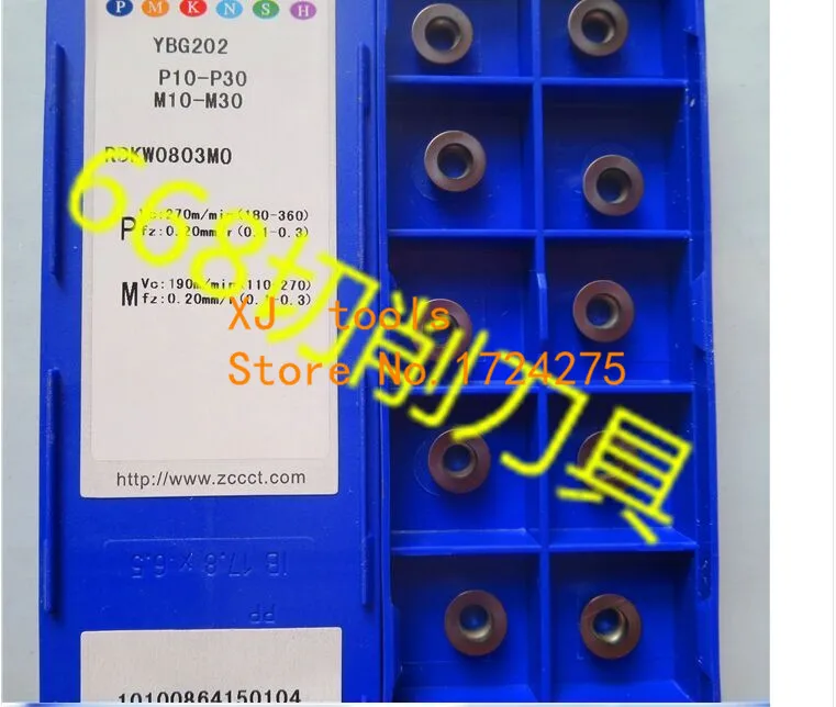 

Free Shipping RDKW0803MO YBG202 (10Pcs/lot) RDKW0803MO Cemented Carbide Cutting tools Milling insert RDKW0803MO