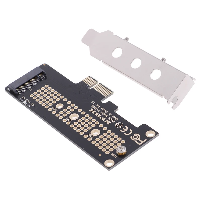 NVMe PCIe M.2 NGFF SSD to PCIe x1 адаптер PCIe x1 to M.2 карта с кронштейном
