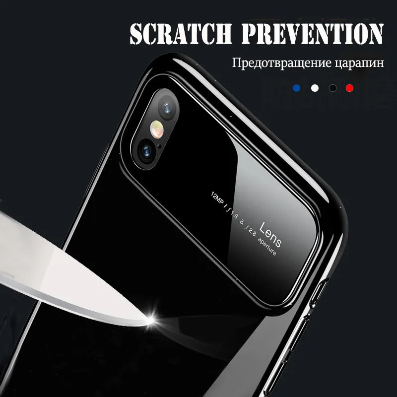 Роскошные Зеркало чехол для телефона apple iphone 7 8 Plus X жесткий защитный 6 6S Полный