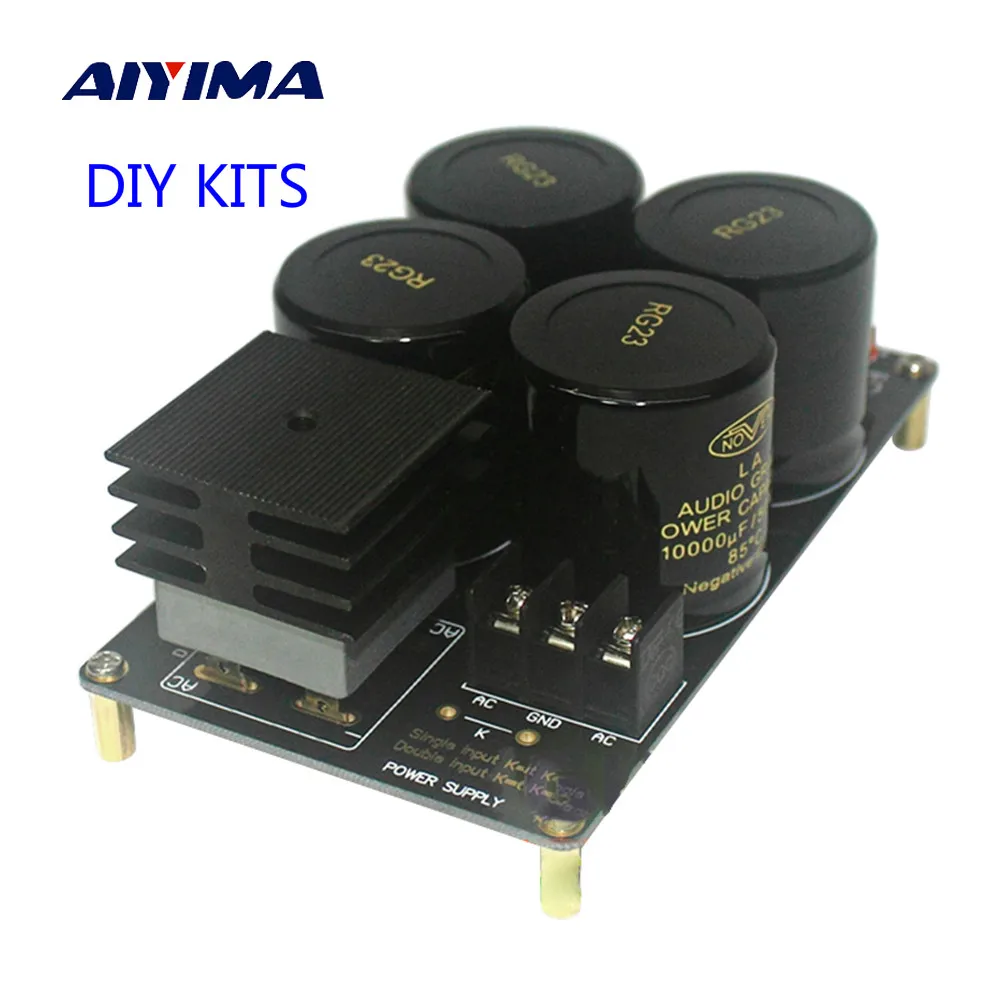 Placa de Filtro de Energia Grande para Amplificador Retificador Aiyima Única Kits Diy Placa Pcb 10000uf – 50v Corrente 1969 50a