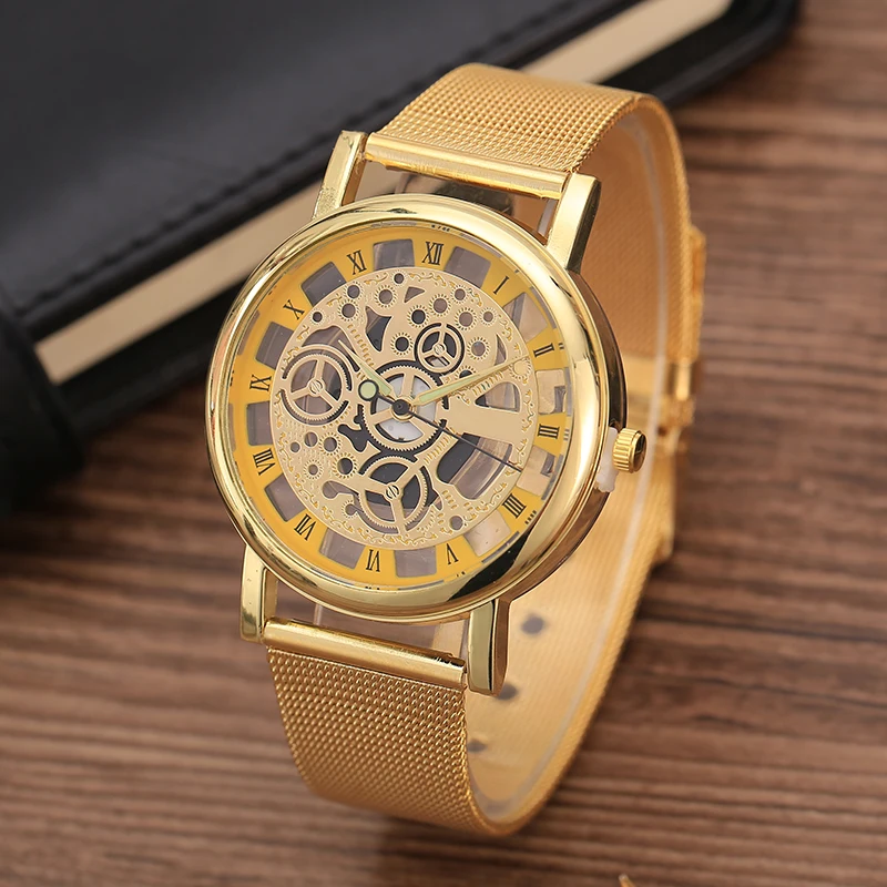 Мужские наручные часы Reloj Hombre модные кварцевые в военном стиле из нержавеющей