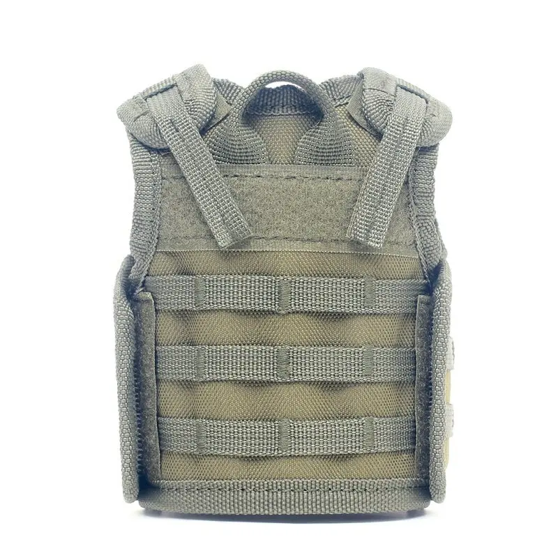 Тактический чехол для пивной бутылки Военный мини Molle жилет Личная бутылка набор напитков регулируемый плечевой ремень охотничий жилет для пивной бутылки - Цвет: G