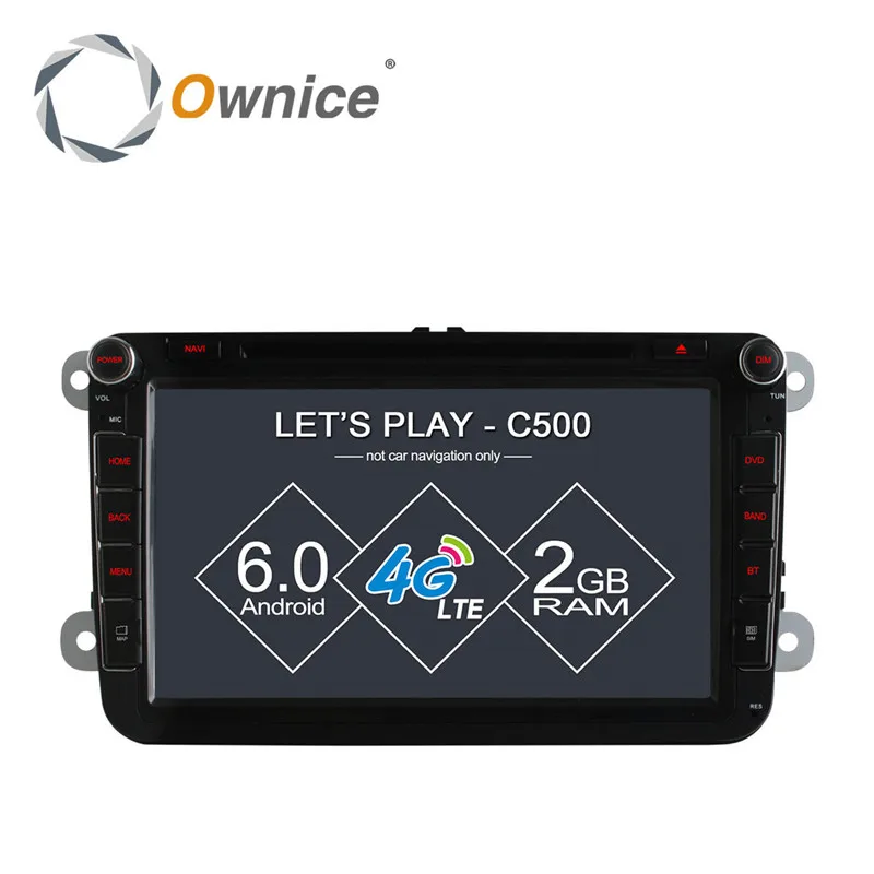 Восьмиядерный Android 6 0 2G RAM 4G LTE Wifi Автомобильный dvd-плеер для VW Polo Passat B6 CC GOLF Tiguan Jetta