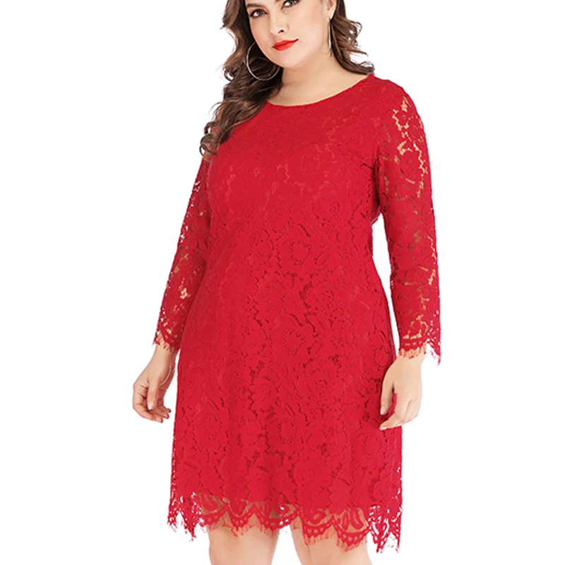 WHZHM белое платье большого размера 3XL 4XL с длинным рукавом женское Vestido Vadim Сетчатое