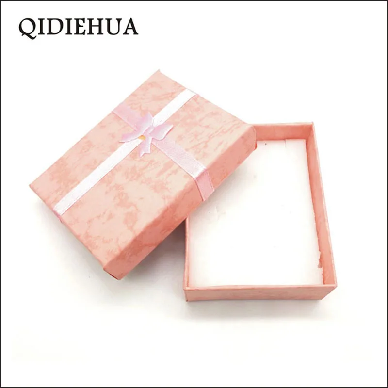 Модная женская бумажная Подарочная коробка для ювелирных изделий 9x7x3 см