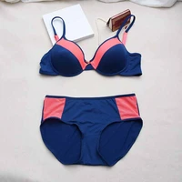 yomrzl a593 new arrival daily womens bra set 90d 95c and 95d bra and panties setblue stop underwear set