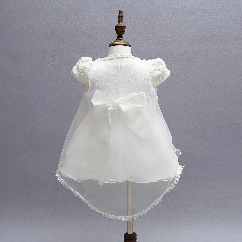 Платье кружевное атласное с вышивкой 3 шт./компл.|baptism christening|baby girls baptismbaby girl party dress