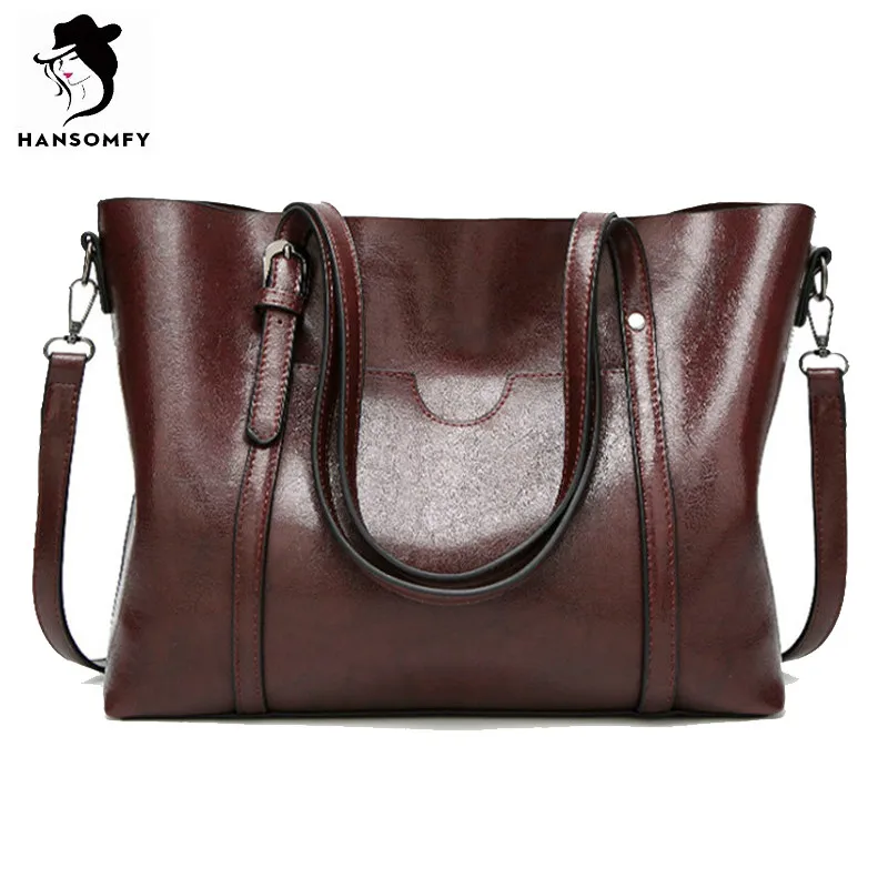 Hansomfy Для женщин Сумки Лакированная кожа Винтаж на плечо из искусственной кожи Tote