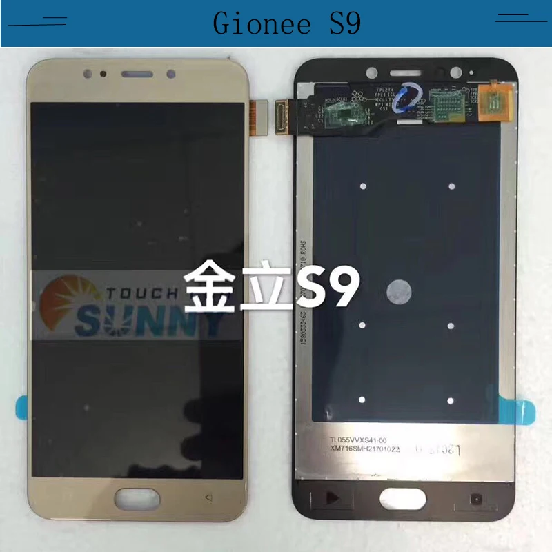 Высокое качество для Gionee S9 GN9013 ЖК дисплей + кодирующий преобразователь